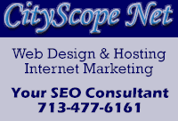 CityScope Net - Web Hosting, Web Design, SEO, Web Marketing, Pasadena, Houston, Texas