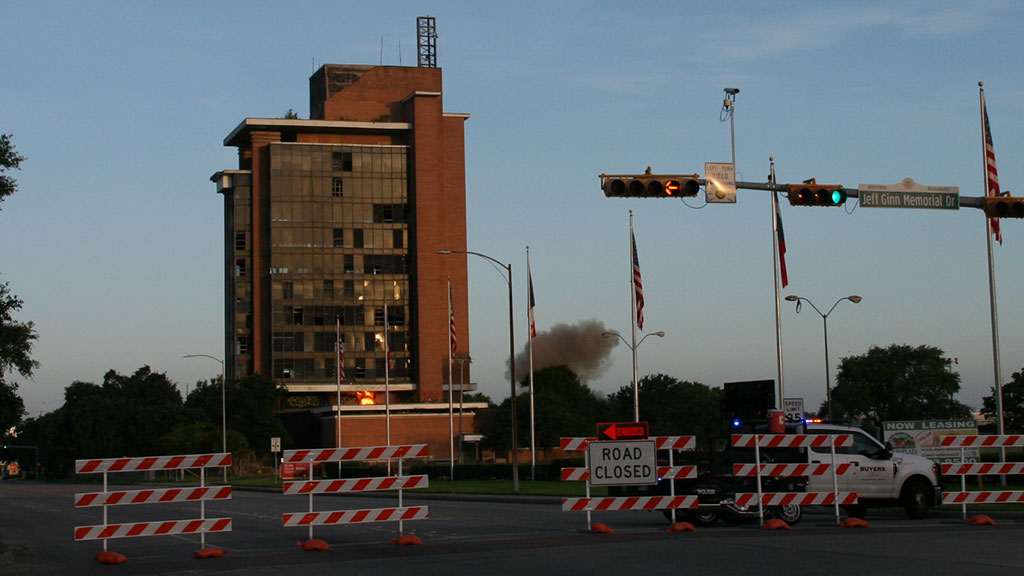Pasadena Texas Bank Implosion
