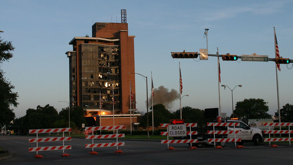 Pasadena Texas Bank Implosion