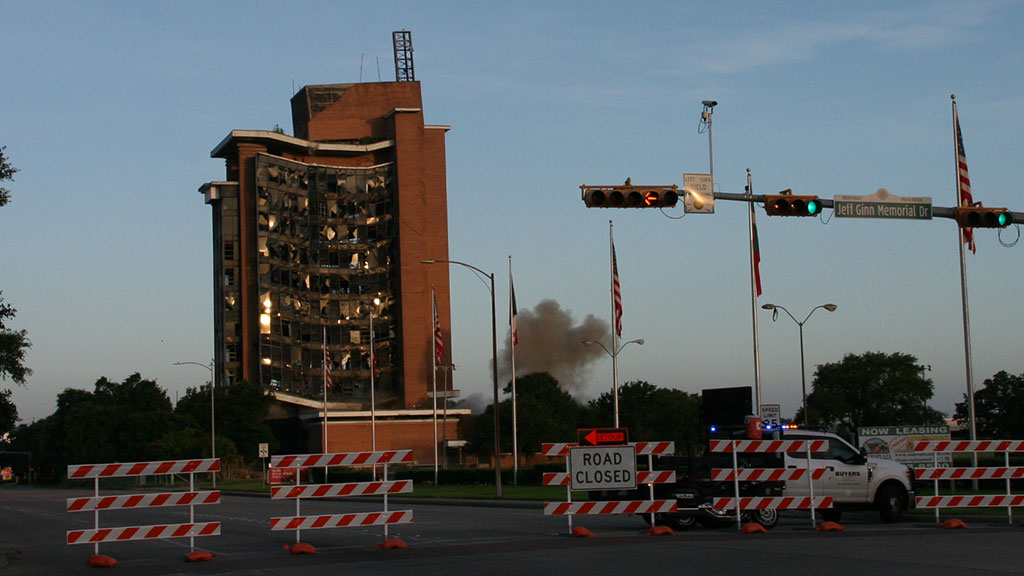 Pasadena Texas Bank Implosion