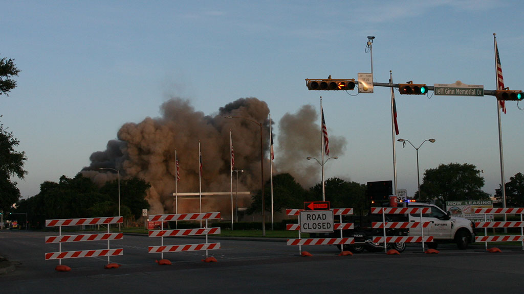 Pasadena Texas Bank Implosion