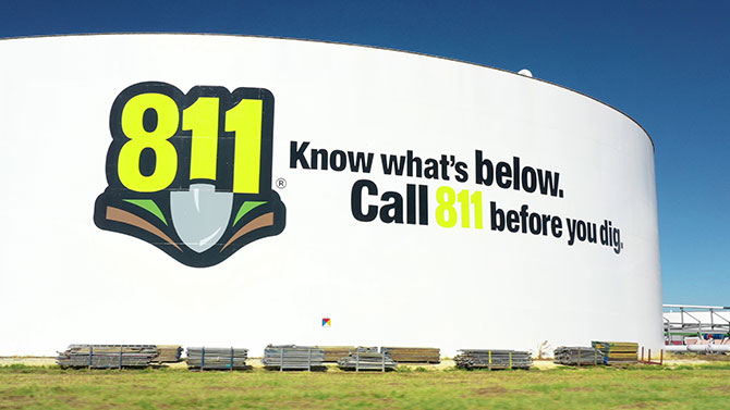 811 - Know what's below. Call 811 before you dig